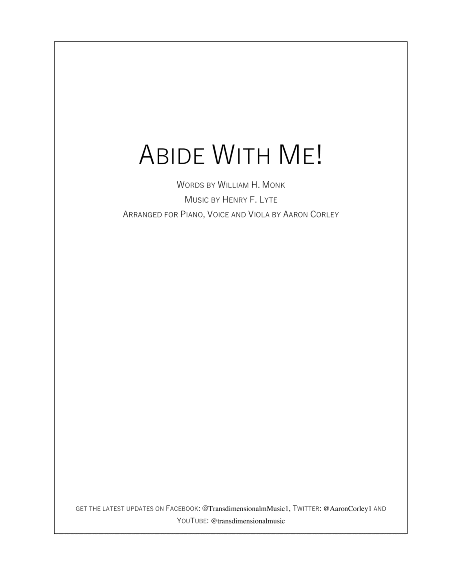 Abide With Me! (viola) image number null