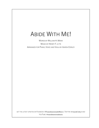 Book cover for Abide With Me! (viola)