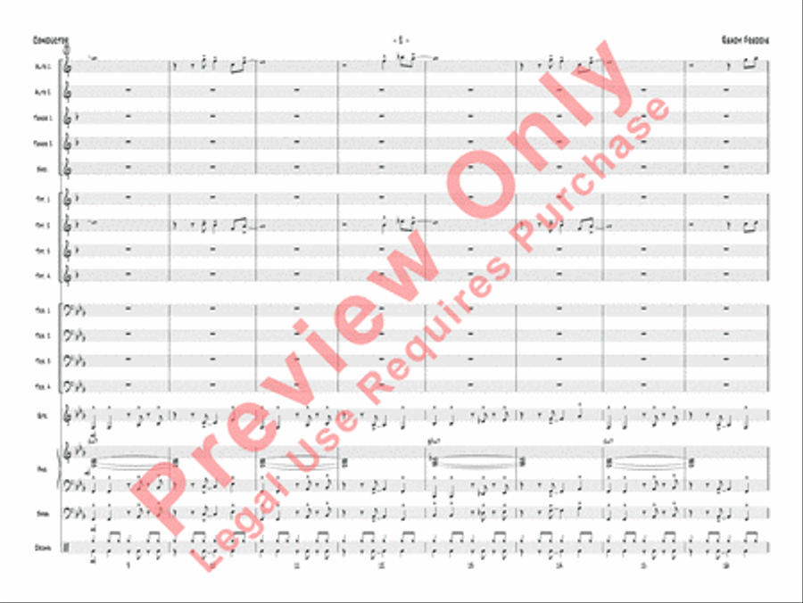 Ready Freddie Ready Freddie Jazz Ensemble scores gallery preview page 5