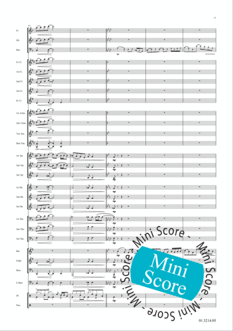 Kraken Kraken Concert Band scores gallery preview page 15