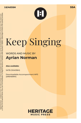 Book cover for Keep Singing