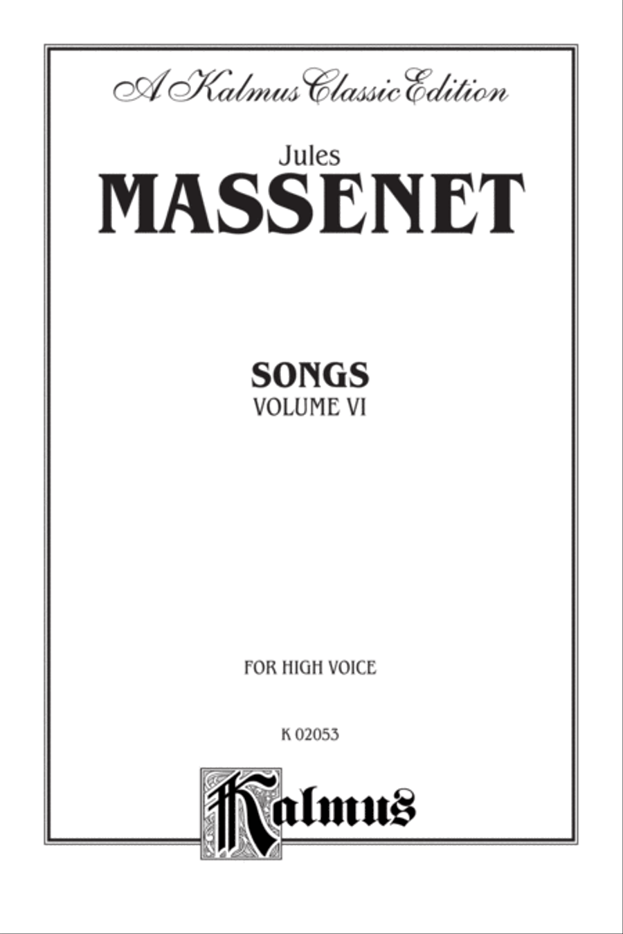 Songs, Volume 6