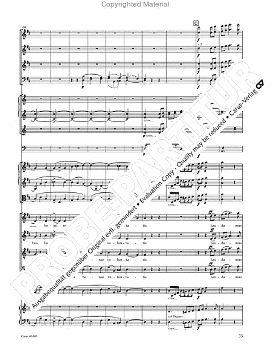 Missa solemnis Missa solemnis 4-Part scores gallery preview page 49