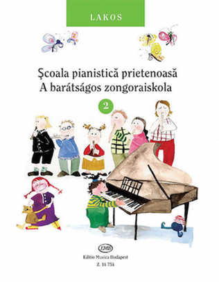 Book cover for Scoala Pianistica Prietenoasa (romanian-hungarian Edition) 2