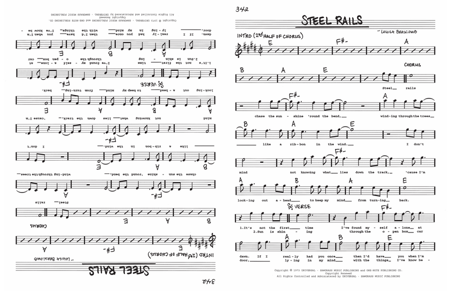 Steel Rails Voice scores gallery preview page 1