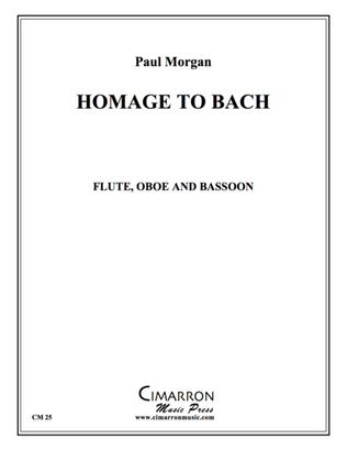 Book cover for Homage to Bach