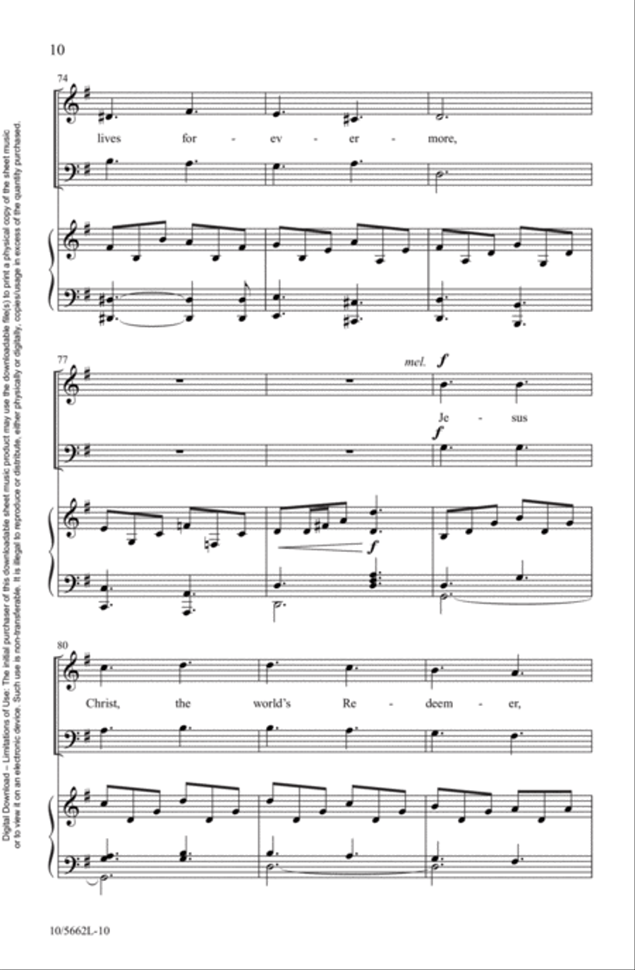 O Praise the Living King! 2-Part scores gallery preview page 10