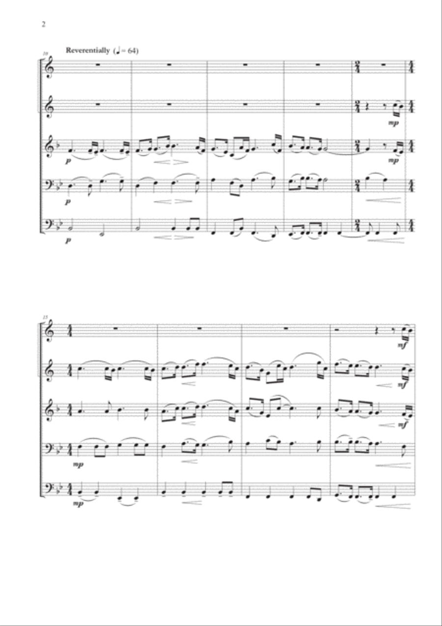 Jurassic Park III Jurassic Park III Brass Ensemble scores gallery preview page 2