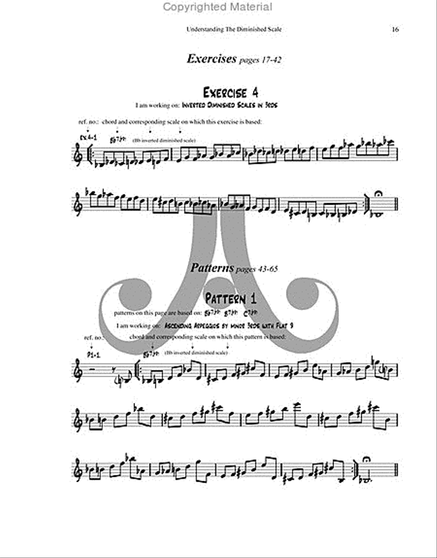 Understanding The Diminished Scale Collection / Songbook scores gallery preview page 5
