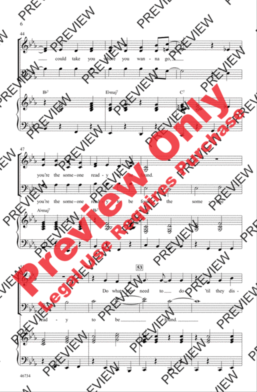 Someone in the Crowd 3-Part scores gallery preview page 6
