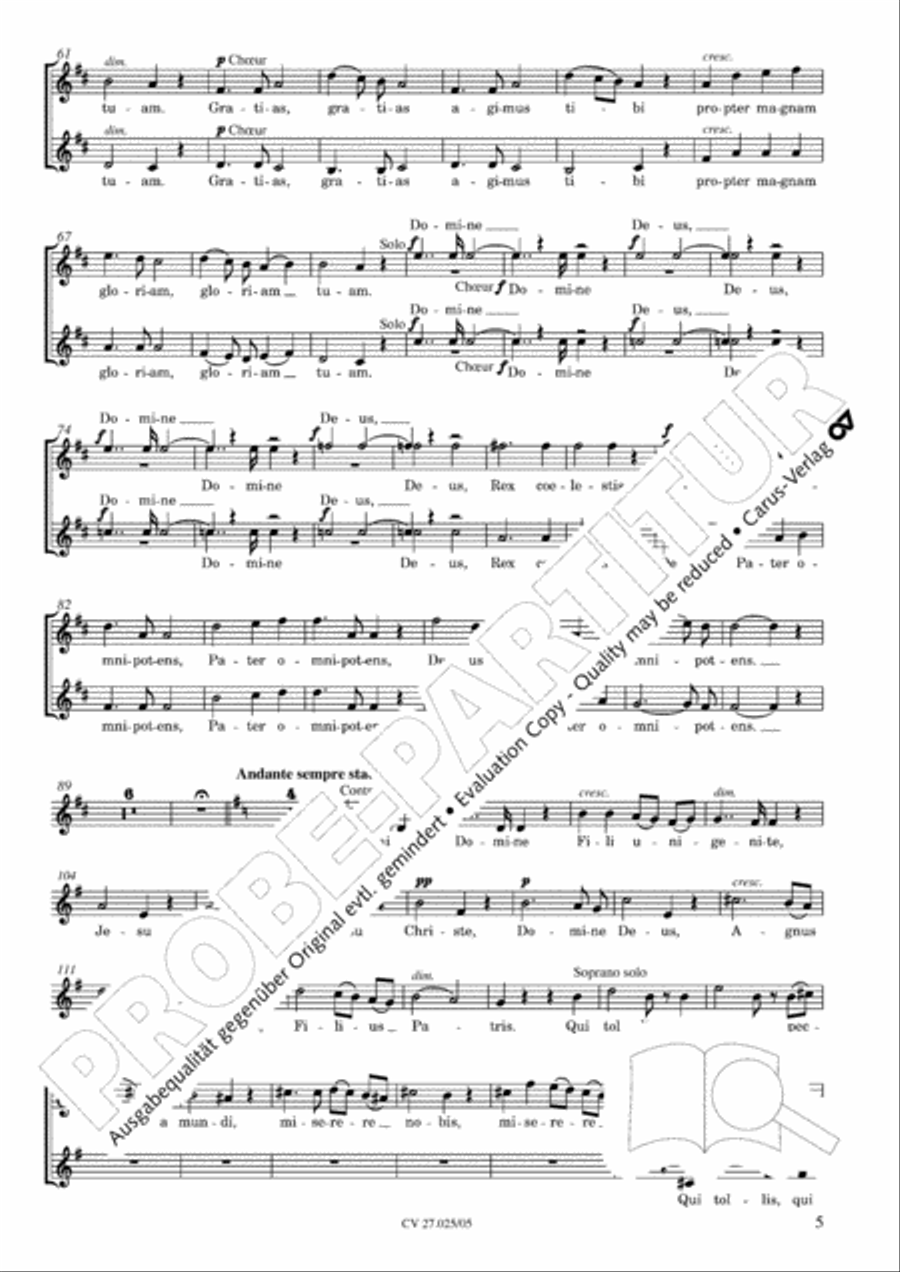 Messe Sainte Cecile Messe Sainte Cecile SA scores gallery preview page 6