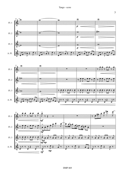 Tango (3 flutes & alto flute) image number null