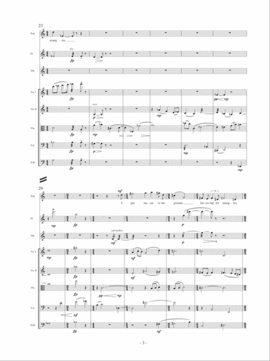[Van de Vate] Listening to the Night Large Ensemble scores gallery preview page 5