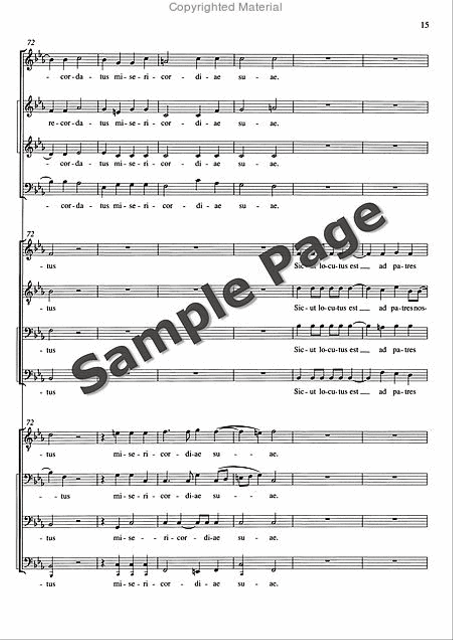 Magnificat Magnificat Mixed Choir scores gallery preview page 16