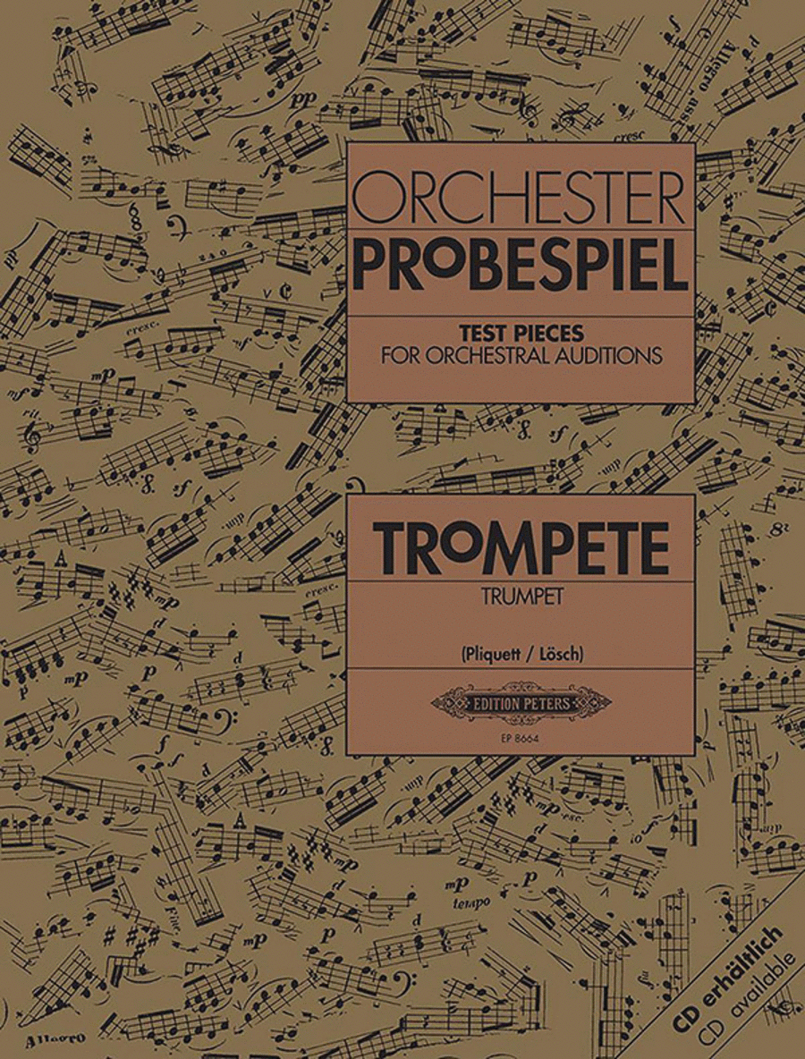 Test Pieces for Orchestral Auditions -- Trumpet Collection / Songbook scores gallery preview page 1