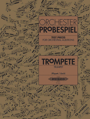 Book cover for Test Pieces for Orchestral Auditions -- Trumpet