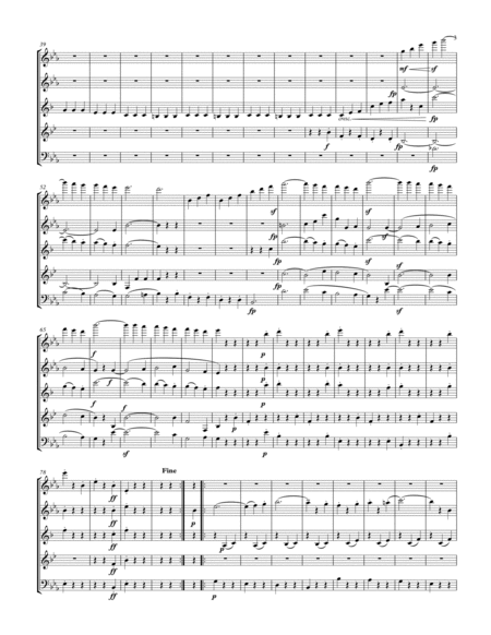 Beethoven: Septet in E-flat Major arranged for Woodwind Quintet, Mvmt. 5, Scherzo image number null