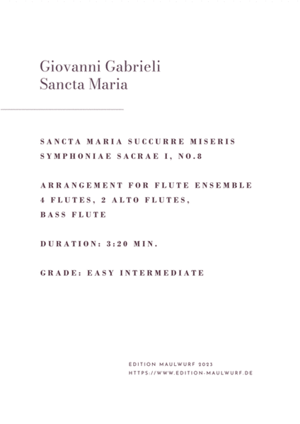 Sancta Maria image number null