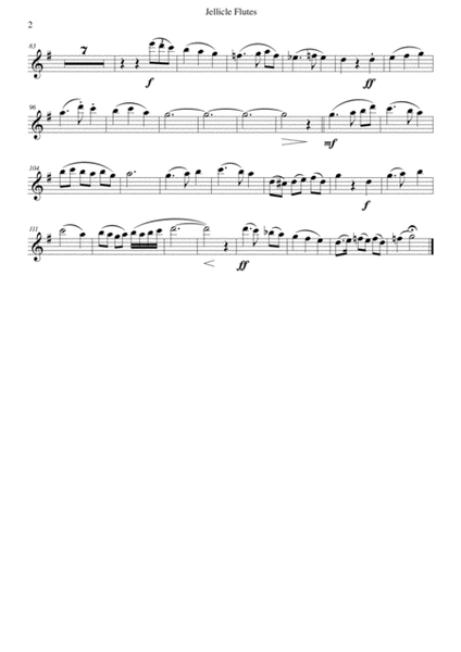 Jellicle Flutes for flute quartet image number null