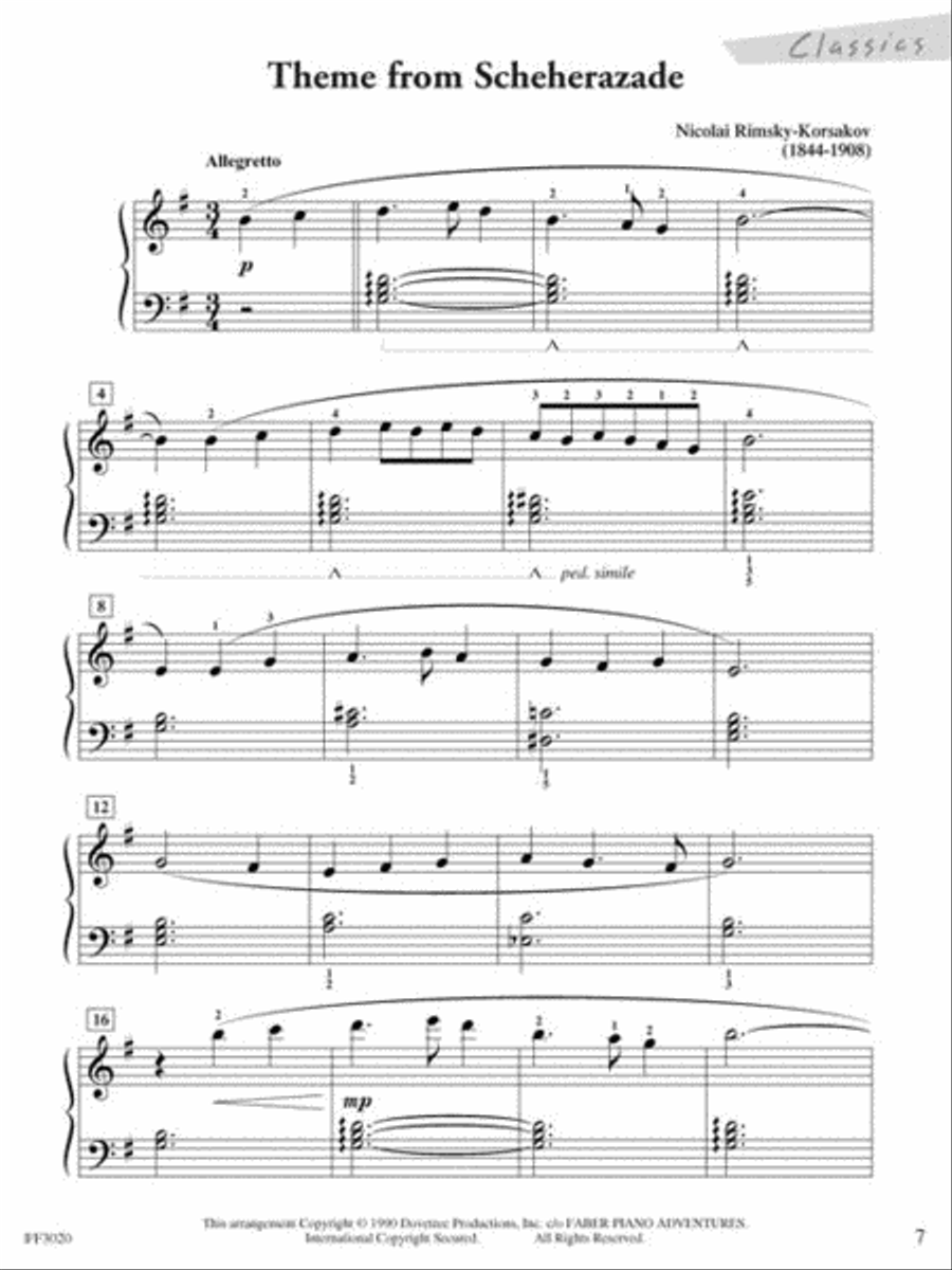 Faber Studio Collection Piano Method scores gallery preview page 5