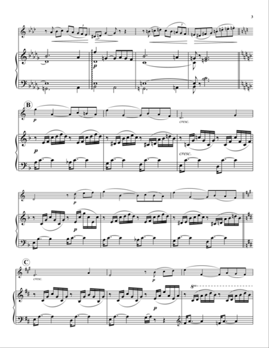 Deux Pieces Piano Accompaniment scores gallery preview page 3