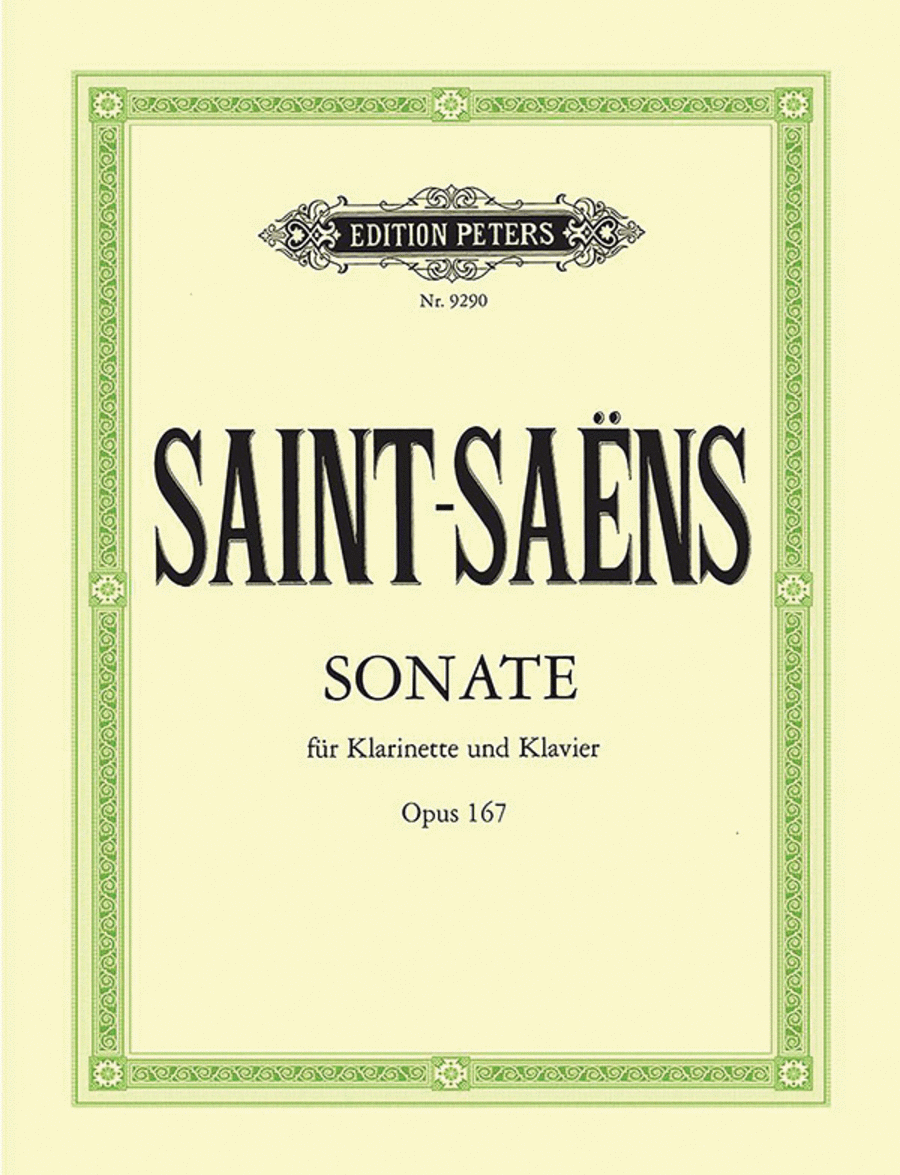 Camille Saint-Saens: Clarinet Sonata, Op. 167