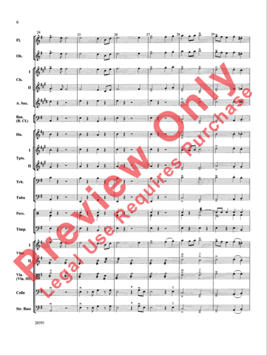 New World Symphony (Fourth Movement) Full Orchestra scores gallery preview page 7