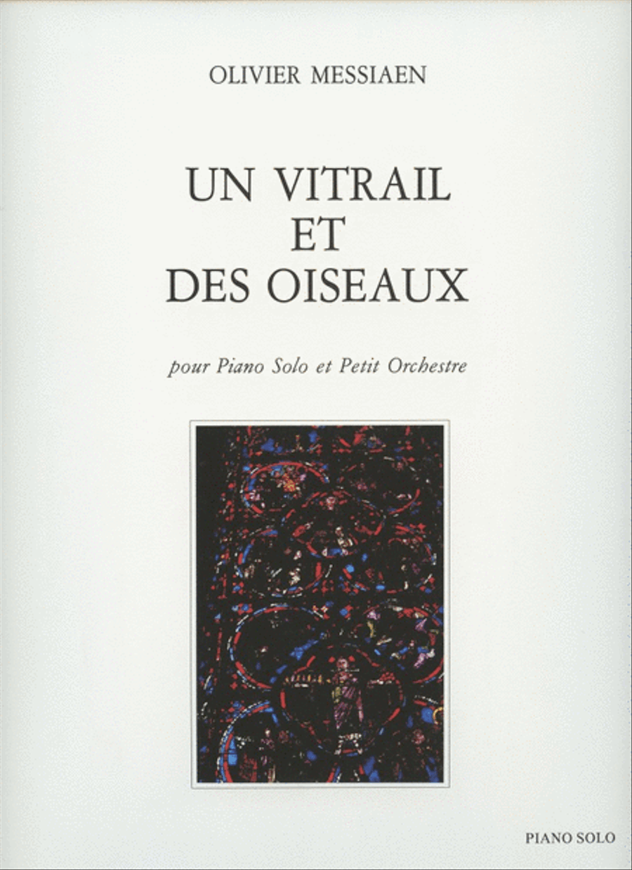 Un Vitrail et des Oiseaux (Piano Part) Piano Solo scores gallery preview page 1