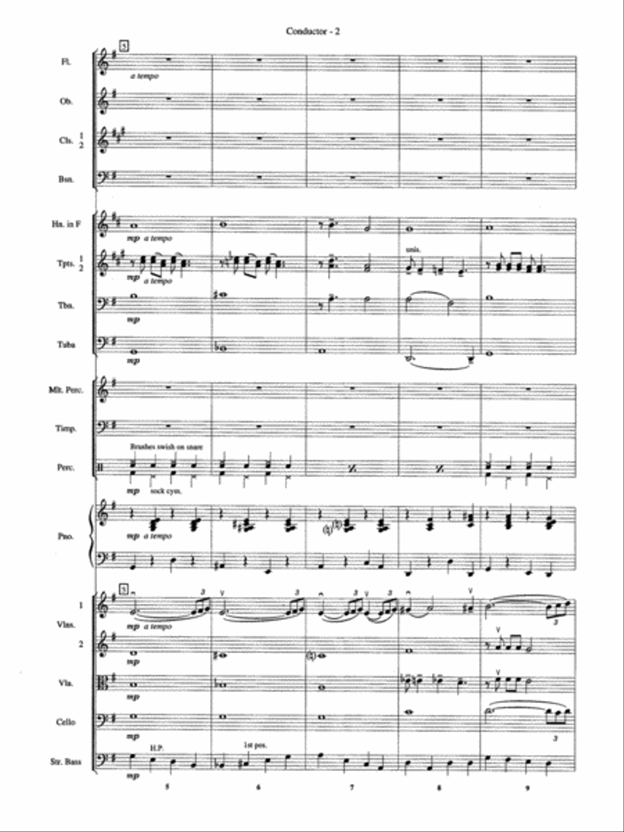 Moonlight Serenade: Score Full Orchestra scores gallery preview page 3