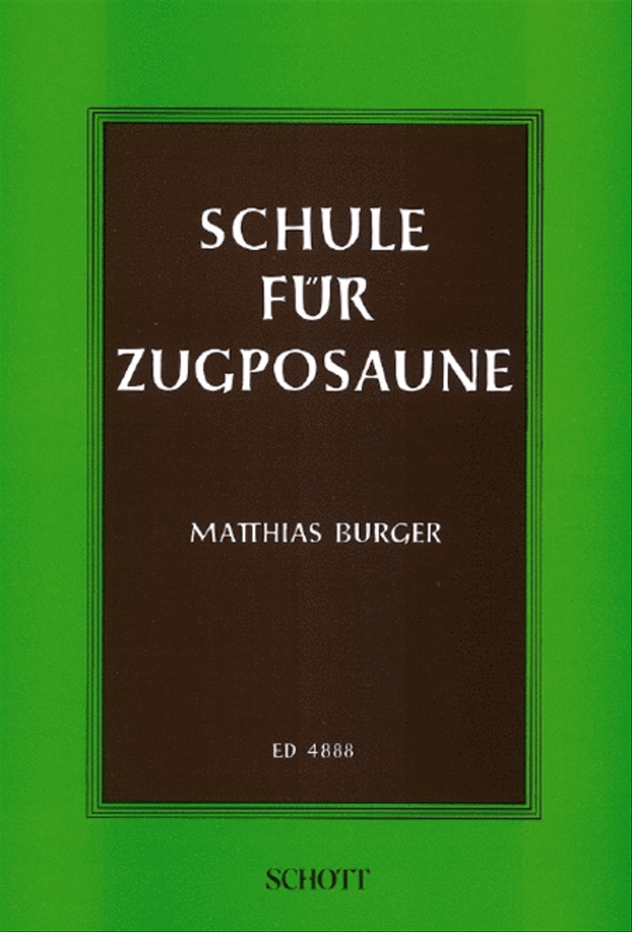 Schule Fur Zugposaune Trombone scores gallery preview page 1