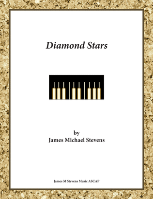 Book cover for Diamond Stars - Reflective Piano