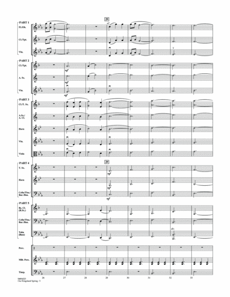 Our Kingsland Spring - Conductor Score (Full Score)