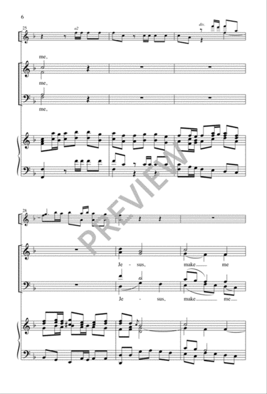 Jesus, Who Didst Ever Guide Me 4-Part scores gallery preview page 7