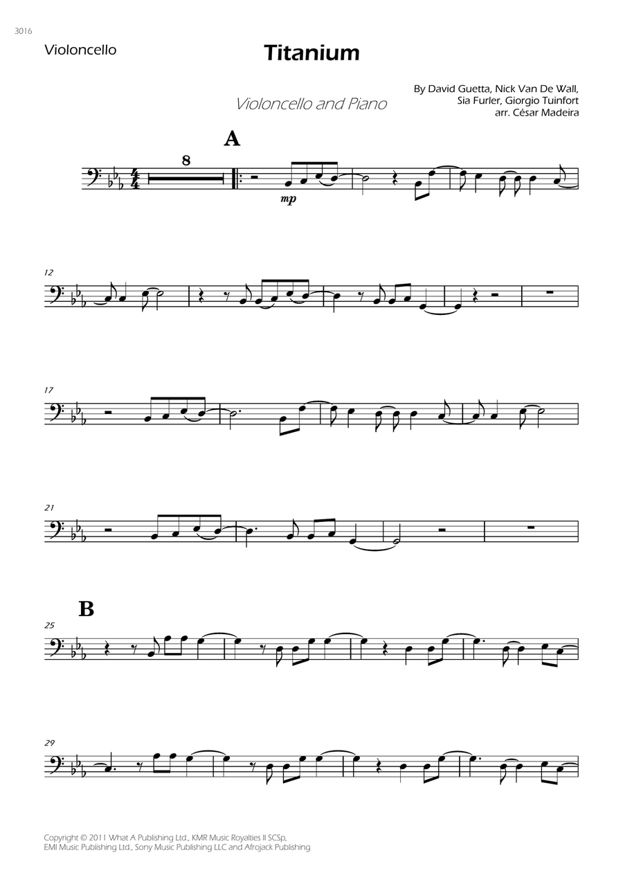 Titanium Piano scores gallery preview page 1