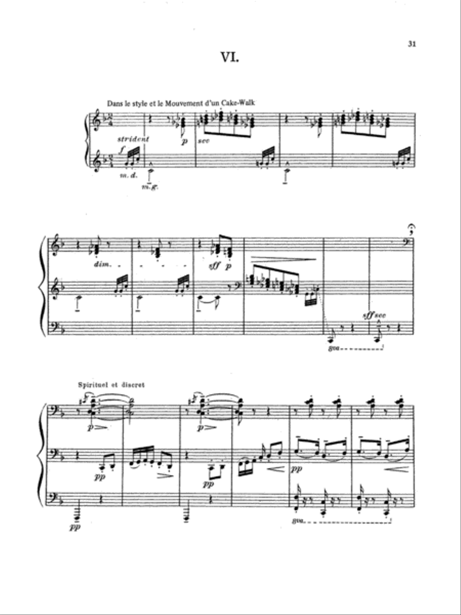 Debussy: Preludes (Volume II) Piano Solo scores gallery preview page 1