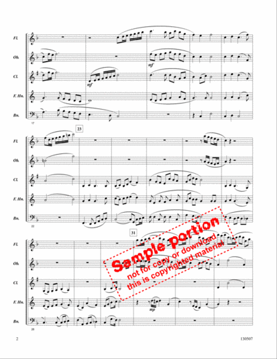 <br>Sheet music extract