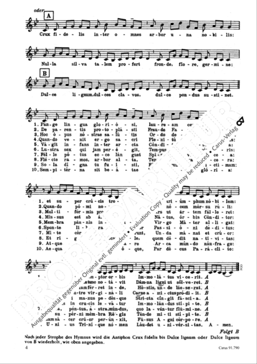 Crux fidelis 4-Part scores gallery preview page 5