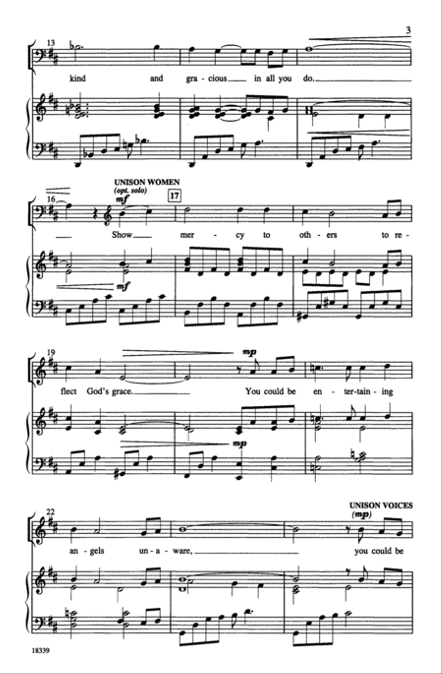 Love One Another 4-Part scores gallery preview page 3
