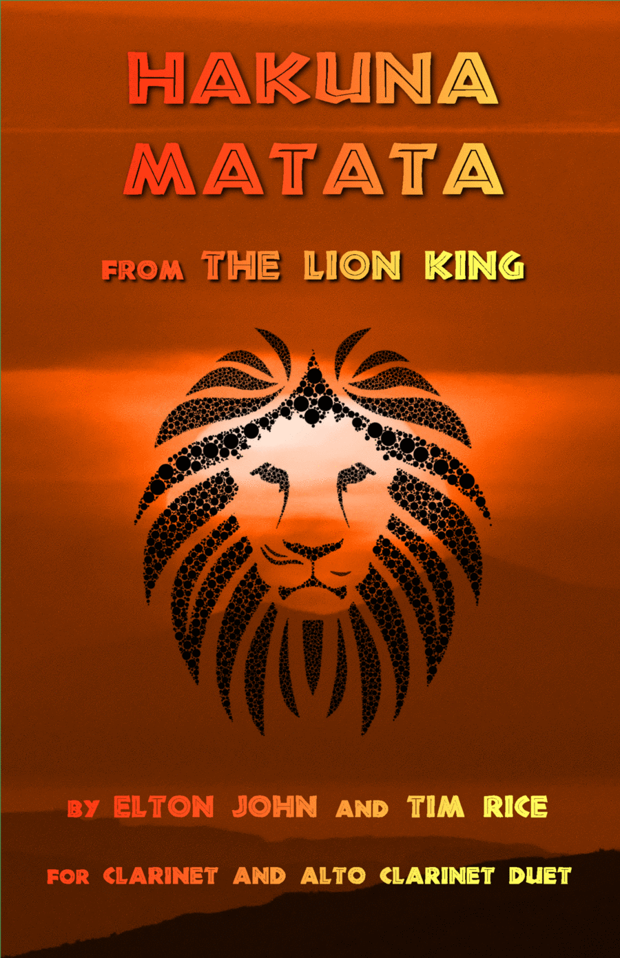 Hakuna Matata Woodwind Duet scores gallery preview page 1