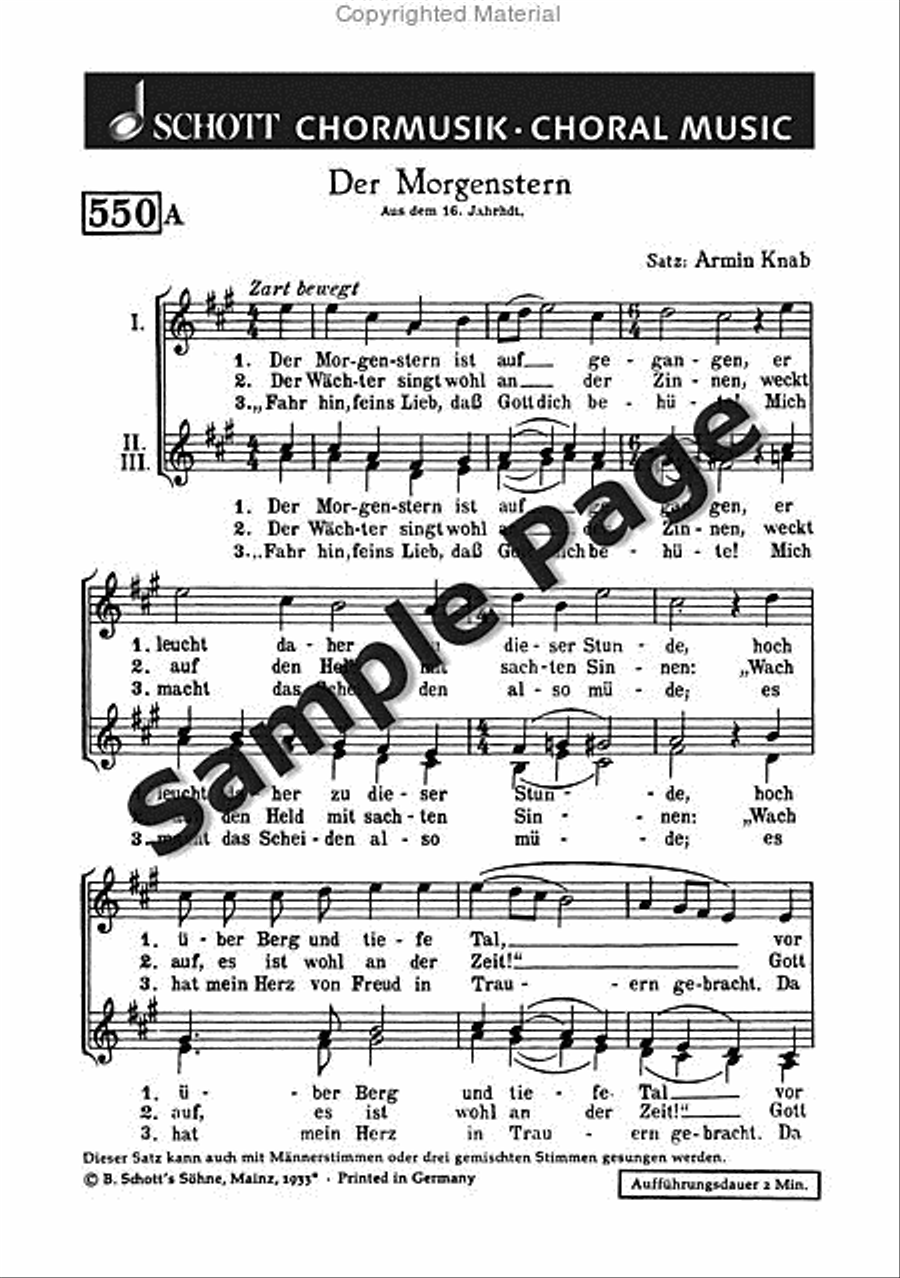 Morgenstern Women's Choir scores gallery preview page 2