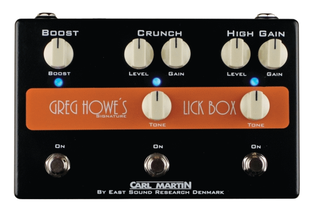 Book cover for Carl Martin Greg Howe Lick Box Pedal