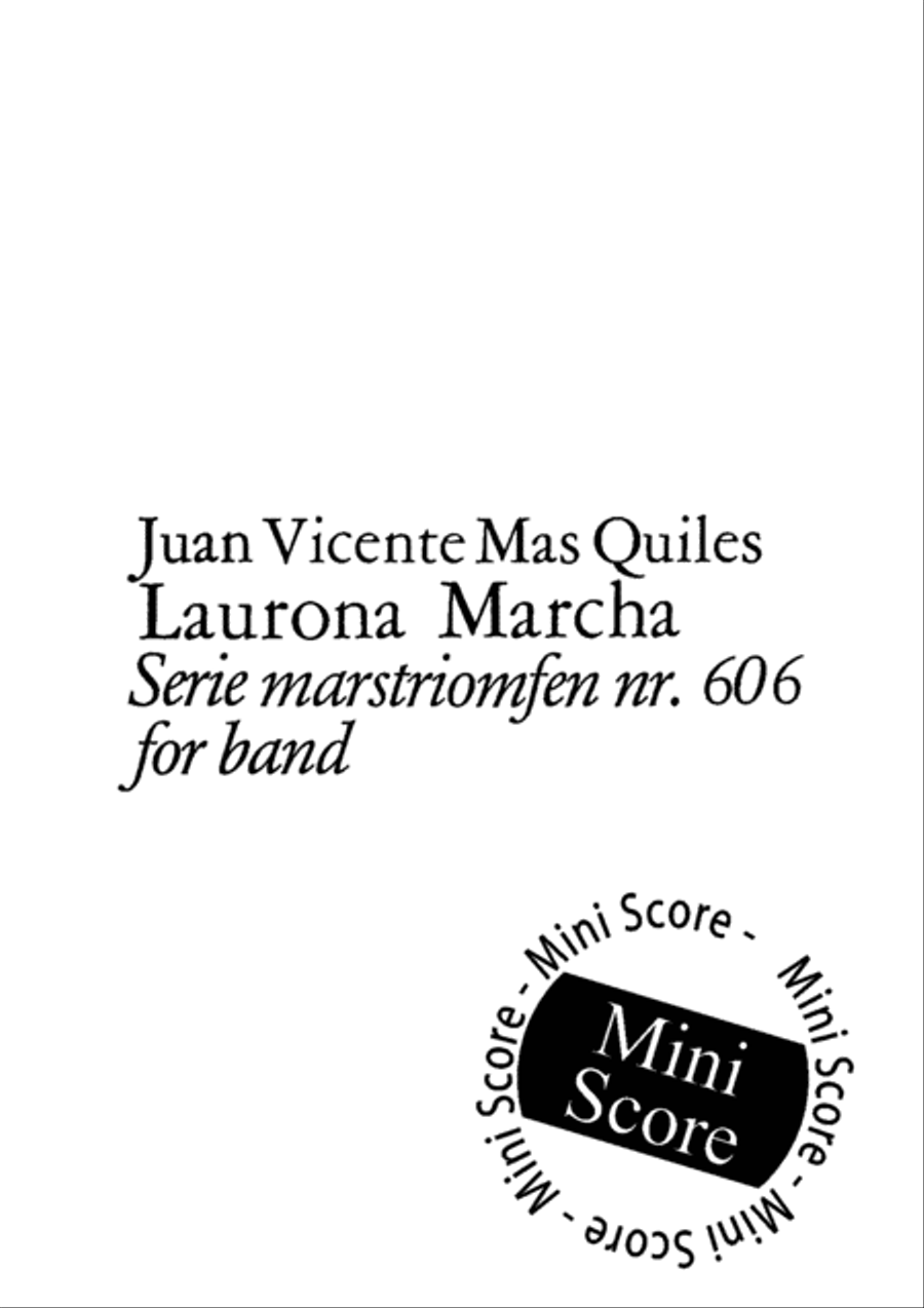 Laurona Marcha Fanfare Band scores gallery preview page 3