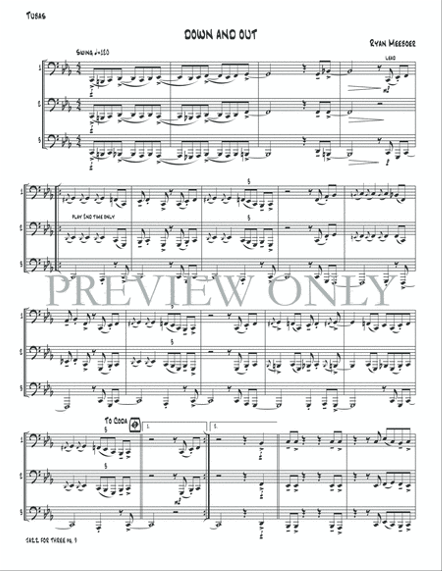 Jazz for Three Small Ensemble scores gallery preview page 11