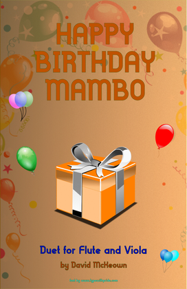Happy Birthday Mambo for Flute and Viola Duet