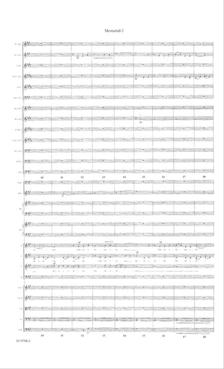 Kyrie - Orchestral Score and Parts Choir scores gallery preview page 3
