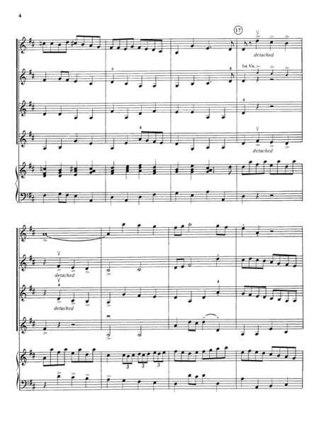 Highland/Etling Violin Quartet Series: Set 5: Score