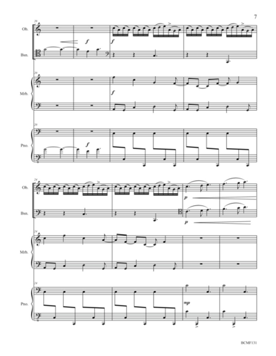 Seikilos Quartet Bassoon scores gallery preview page 4