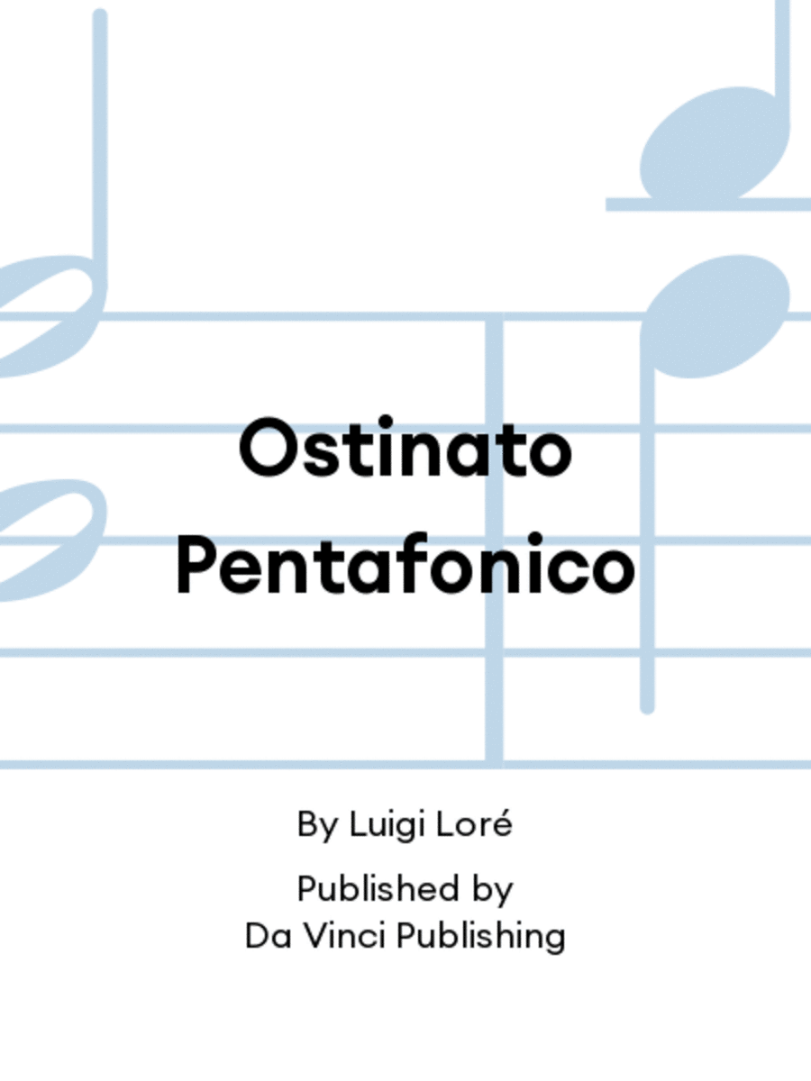 Ostinato Pentafonico Organ scores gallery preview page 1