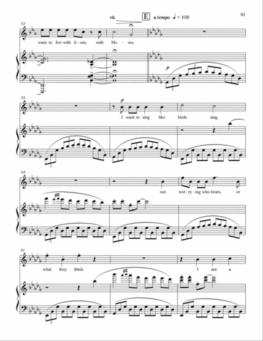 A Waterbird A Waterbird High Voice scores gallery preview page 5