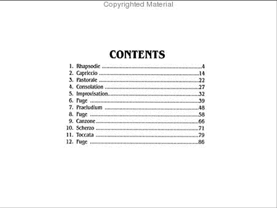 Organ Works, Op. 65 Organ scores gallery preview page 4